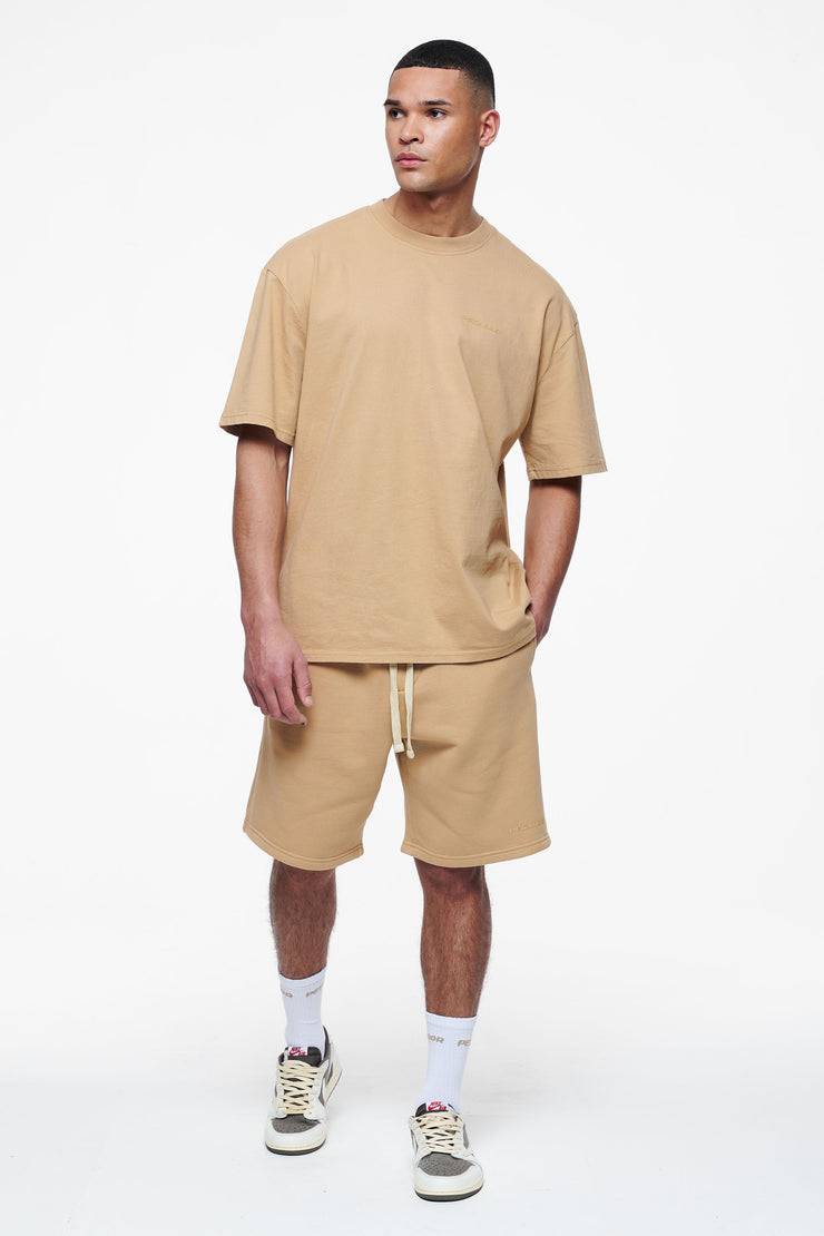 Pegador Logo Oversized Tee Vintage Washed Espresso Gum Rabatte dieses Monats
