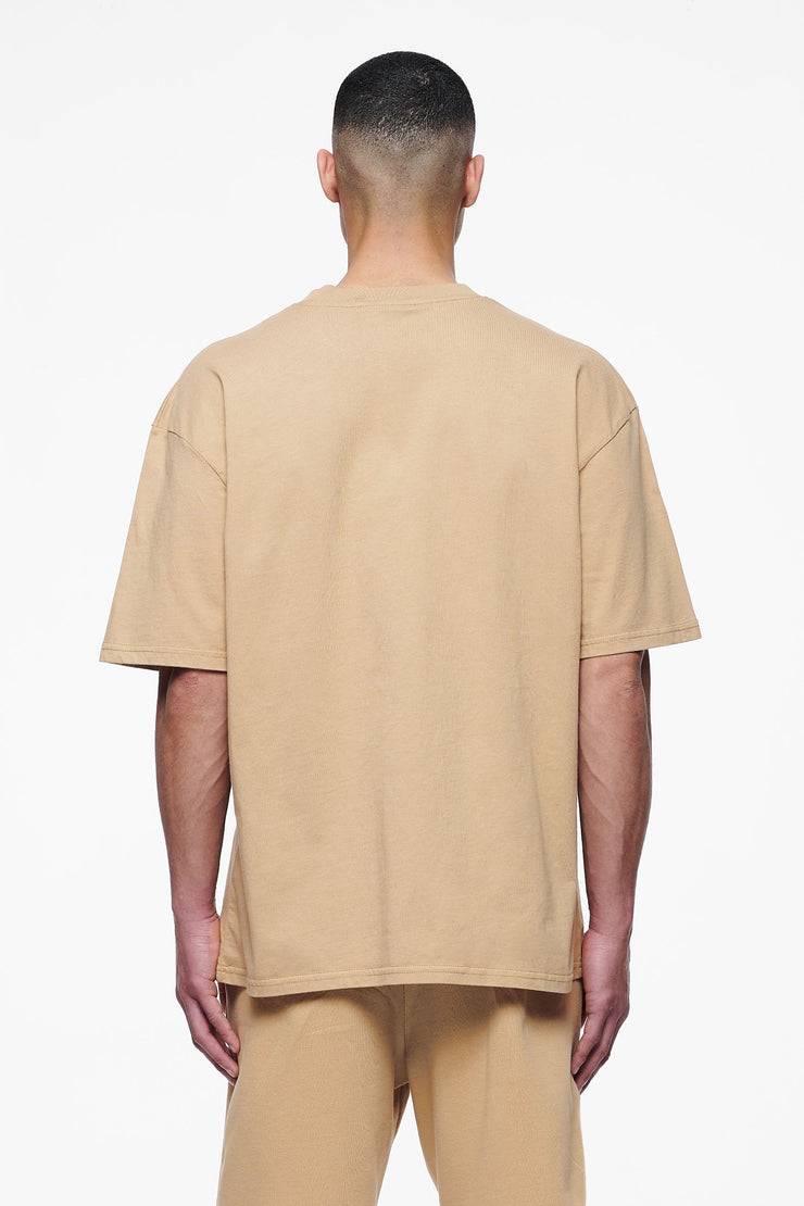 Pegador Logo Oversized Tee Vintage Washed Espresso Gum Rabatte dieses Monats