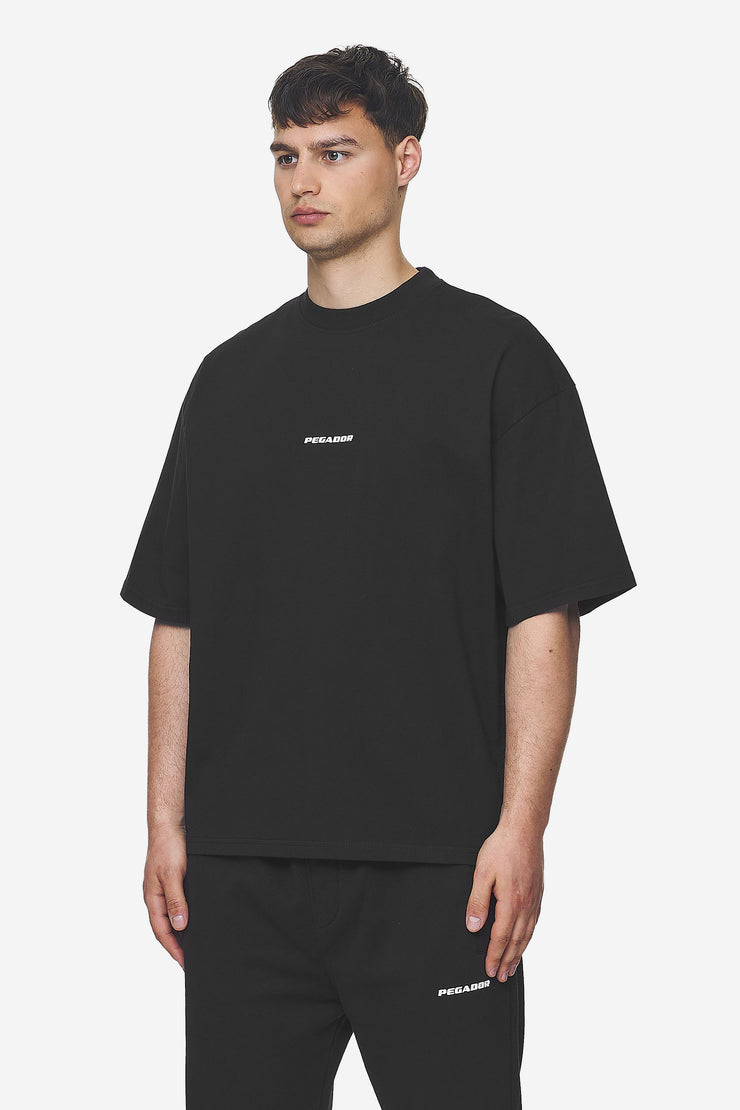 Pegador Logo Boxy Tee Washed Black White Gum Günstig kaufen