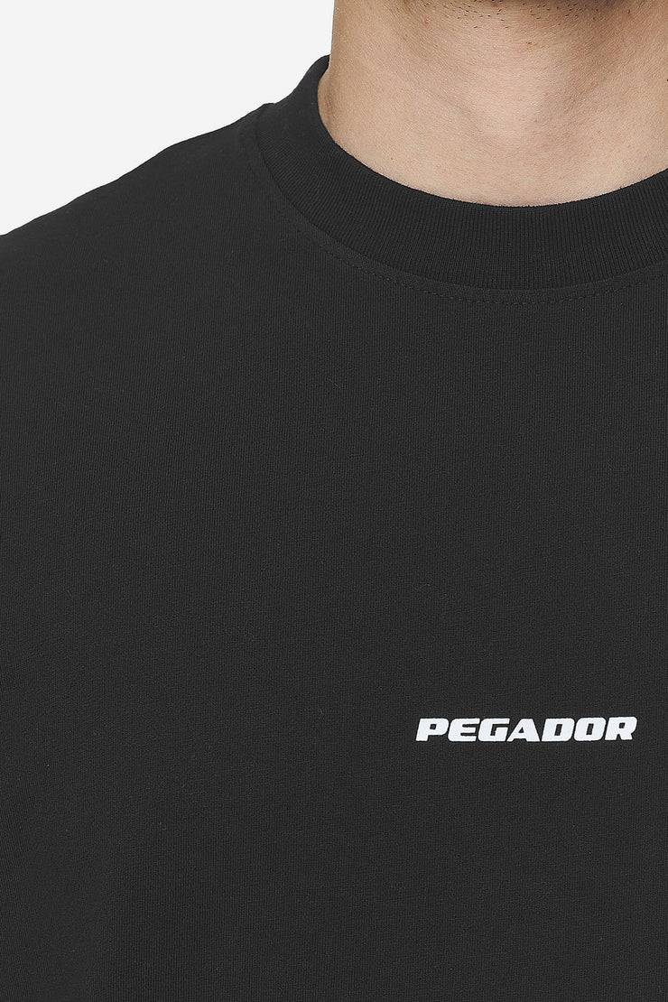 Pegador Logo Boxy Tee Washed Black White Gum Günstig kaufen
