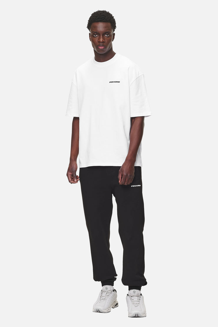 Pegador Logo Heavy Sweat Jogger Washed Black White Gum Großer Ausverkauf