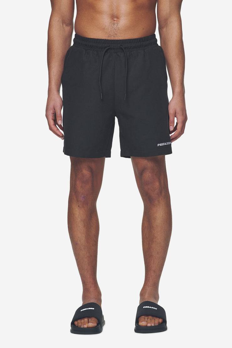 Pegador Logo Swim Shorts Black Begrenztes Angebot