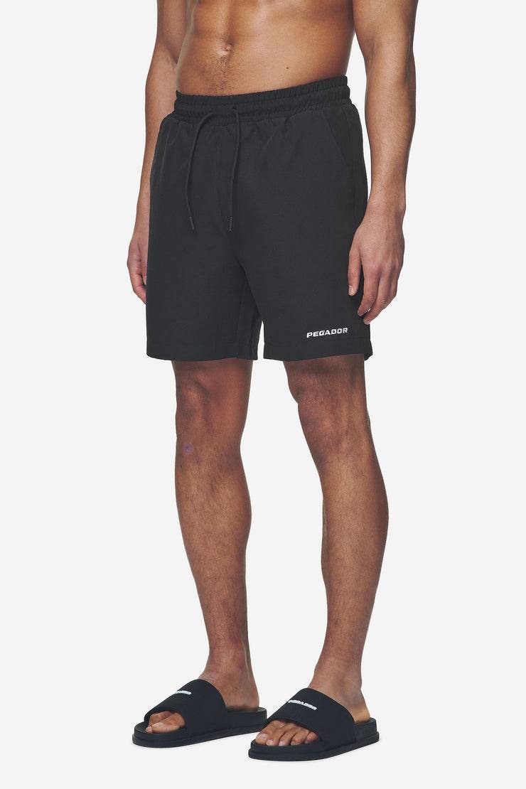 Pegador Logo Swim Shorts Black Begrenztes Angebot