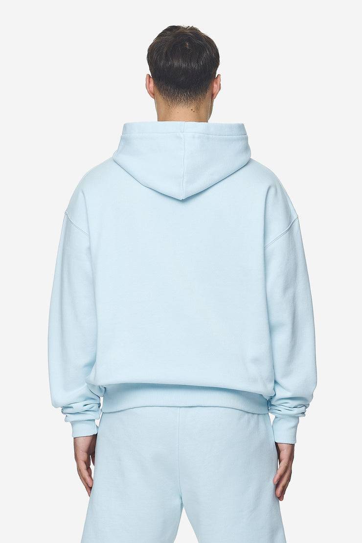 Pegador Logo Oversized Hoodie Washed Baby Blue White Gum Online Shopping