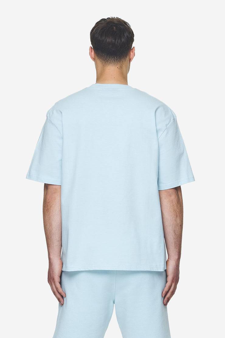 Pegador Logo Oversized Tee Washed Baby Blue White Gum Saisonschlussverkauf