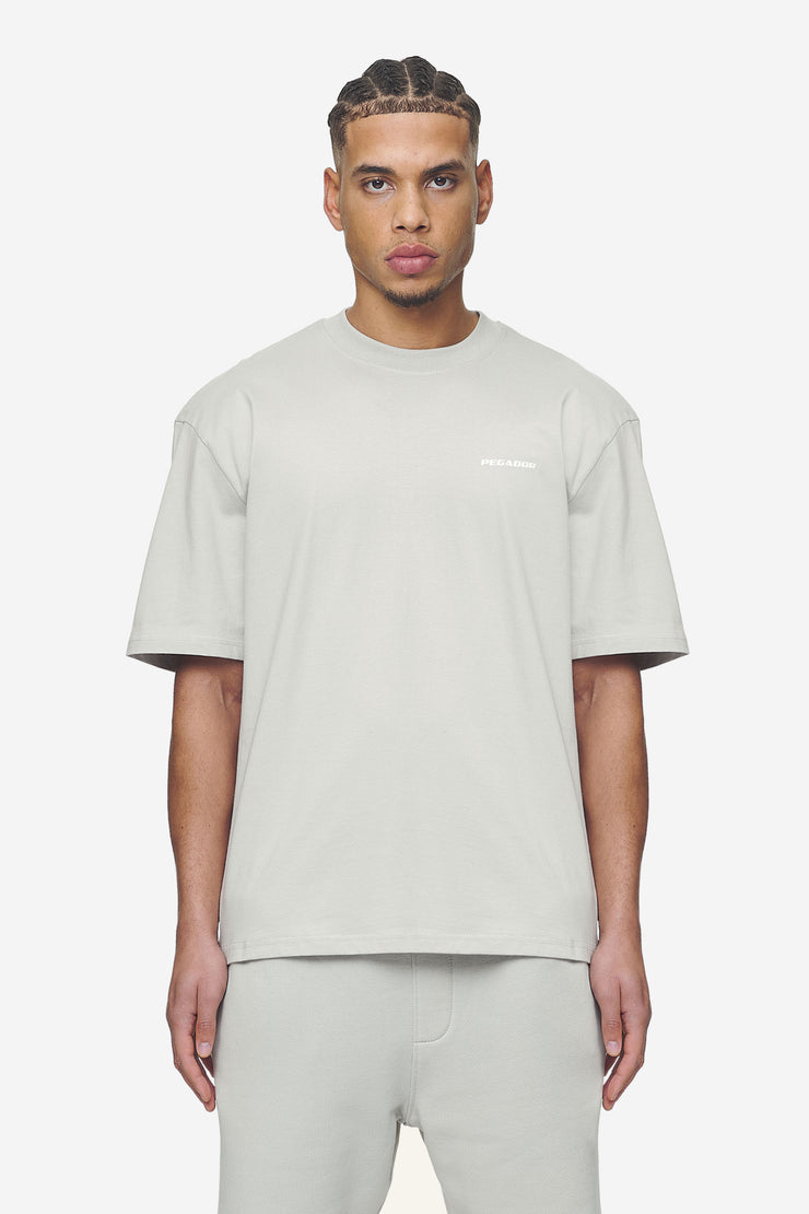 Pegador Logo Oversized Tee Washed Pearl Grey White Gum Muttertagsangebot