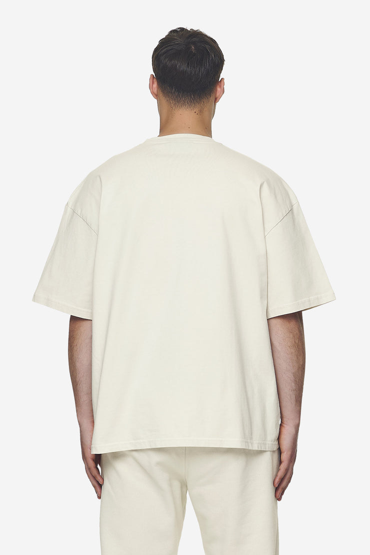 Pegador Logo Boxy Tee Washed Salty Cream Black Gum Heißer Verkauf