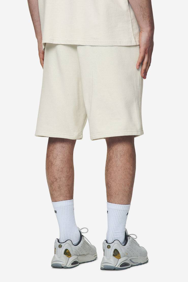 Pegador Logo Heavy Sweat Shorts Washed Salty Cream Black Gum Online Outlet