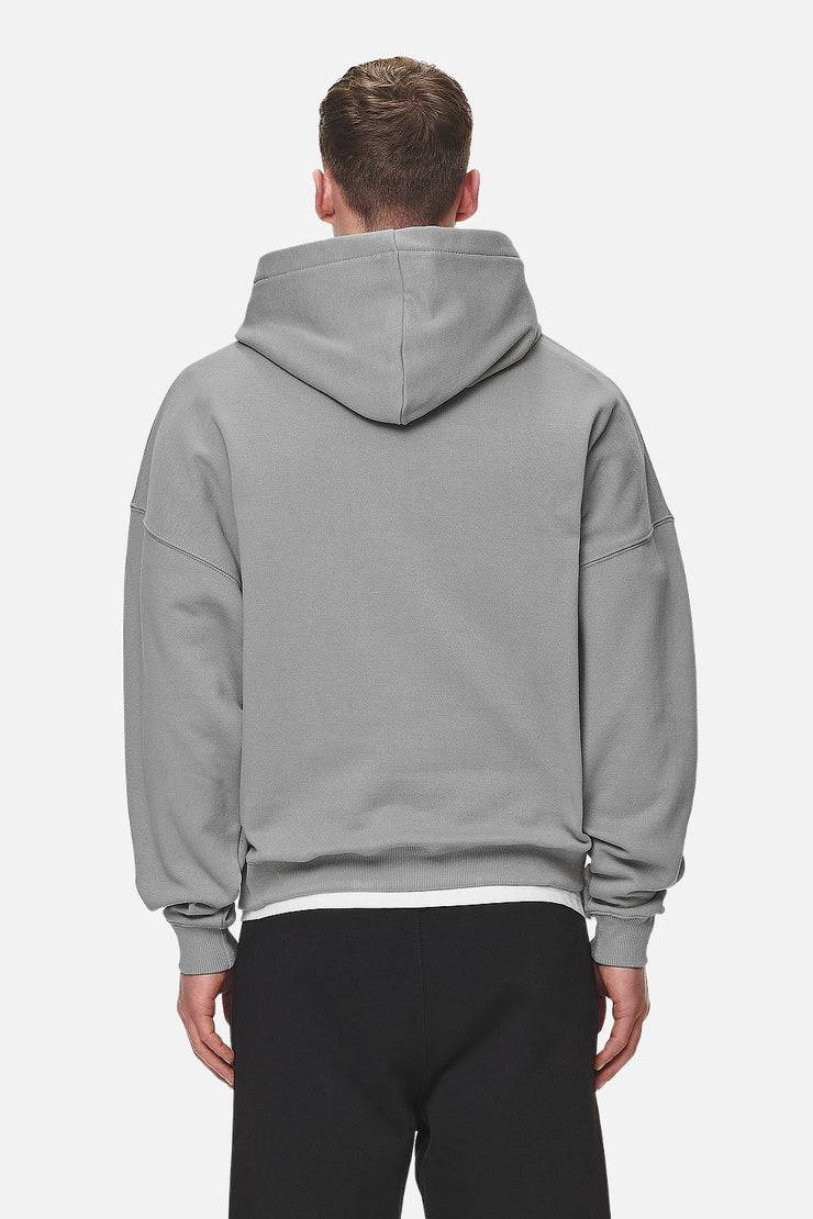 Pegador Logo Boxy Hoodie Washed Cool Grey White Gum Exklusive Angebote