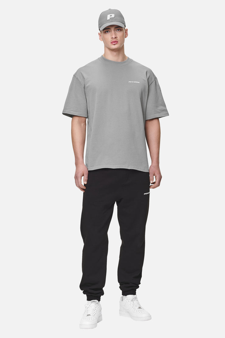 Pegador Logo Oversized Tee Washed Cool Grey White Gum Blitzangebot