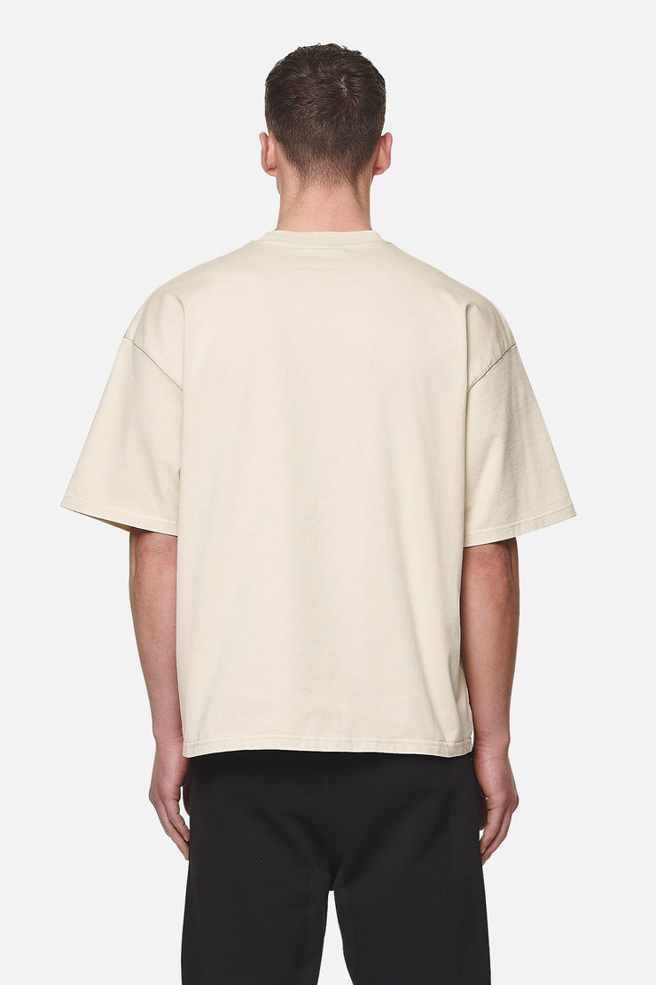 Pegador Logo Boxy Tee Washed Desert Sand Black Gum Räumungsverkauf