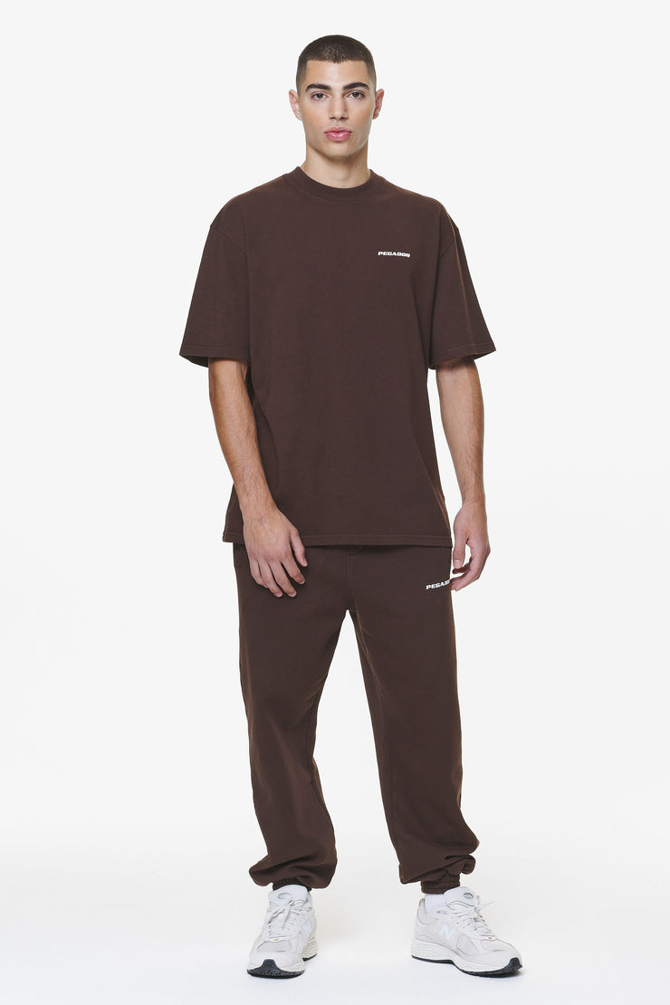 Pegador Logo Oversized Tee Washed Oak Brown Gum Tägliche Deals