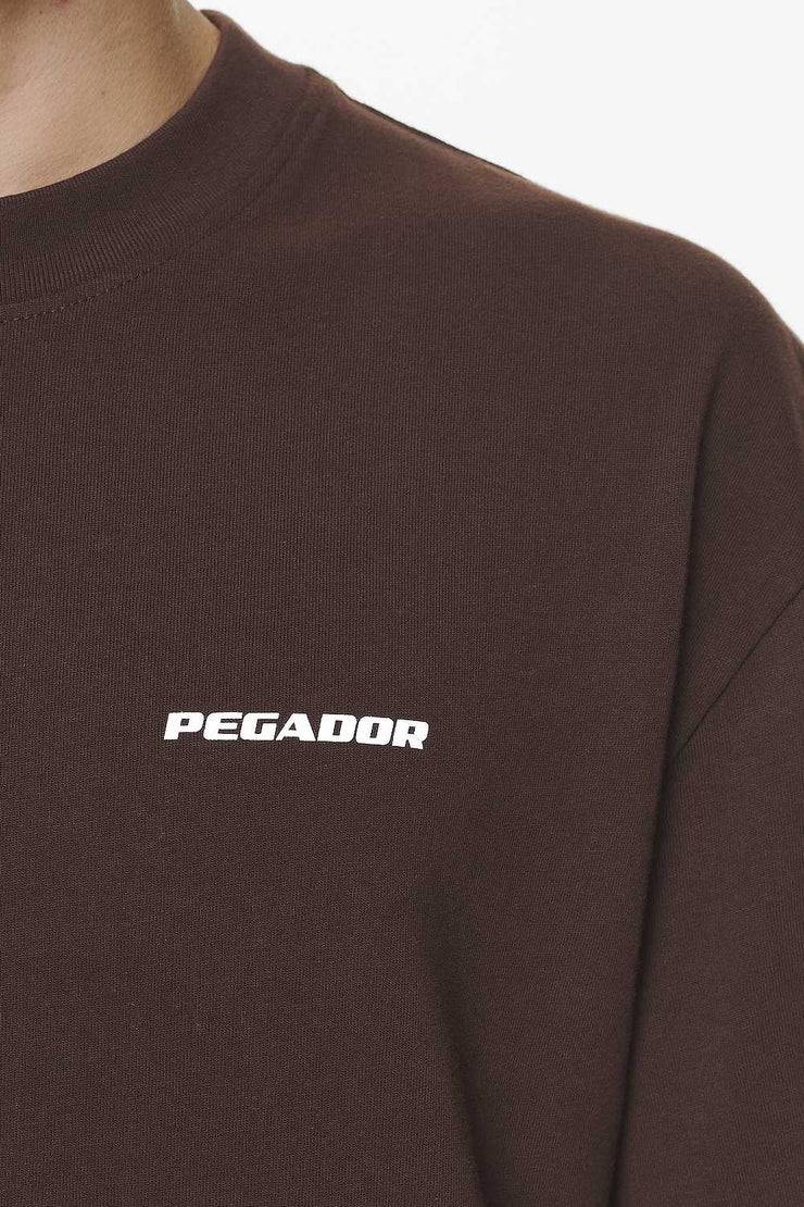 Pegador Logo Oversized Tee Washed Oak Brown Gum Tägliche Deals