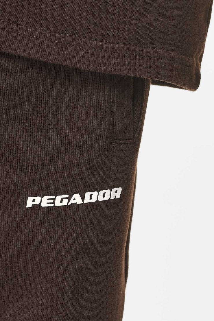 Pegador Logo Heavy Sweat Jogger Washed Oak Brown Gum Riesige Ersparnisse