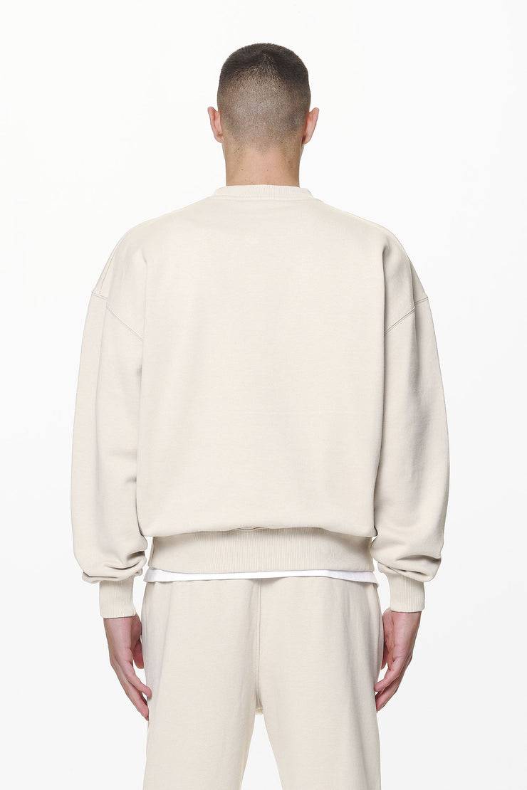 Pegador Logo Oversized Sweater Washed Dust Cream Gum Tiefpreis
