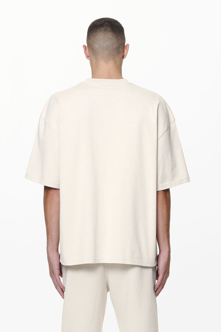Pegador Logo Boxy Tee Washed Dust Cream Gum Super Sparpreis
