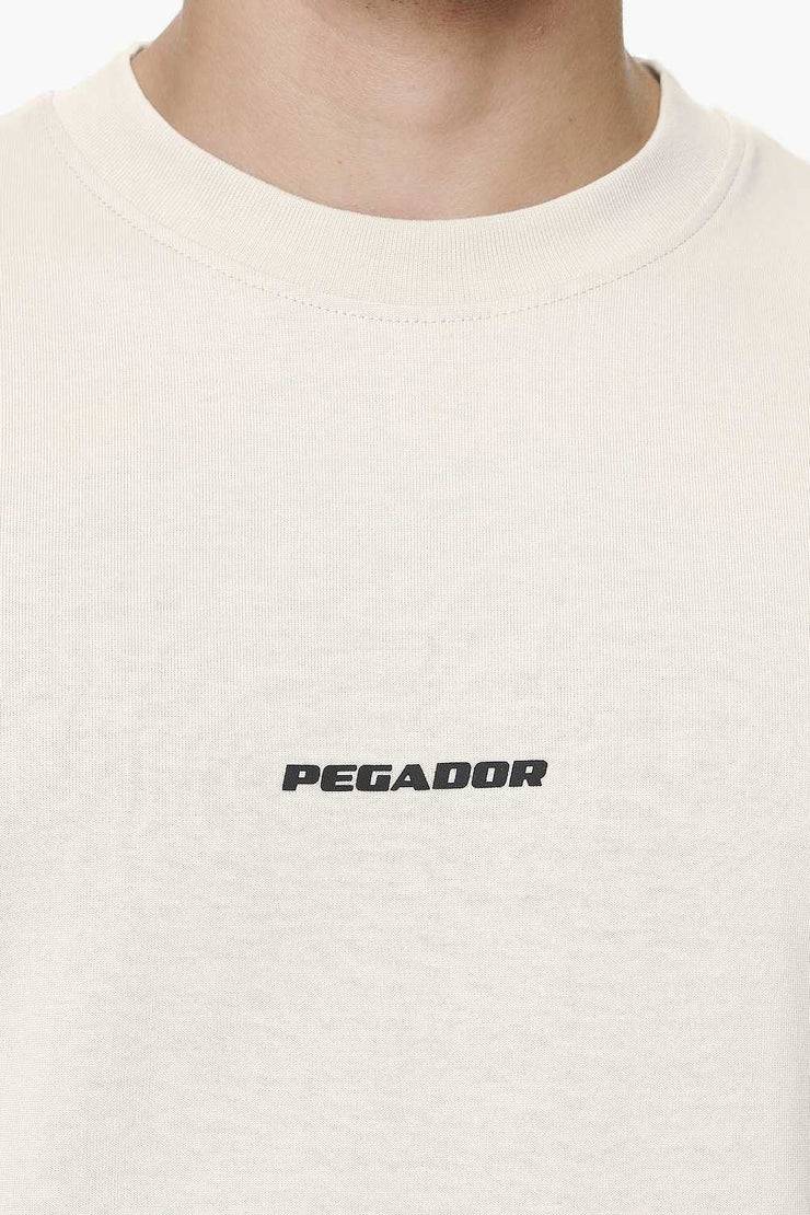 Pegador Logo Boxy Tee Washed Dust Cream Gum Super Sparpreis