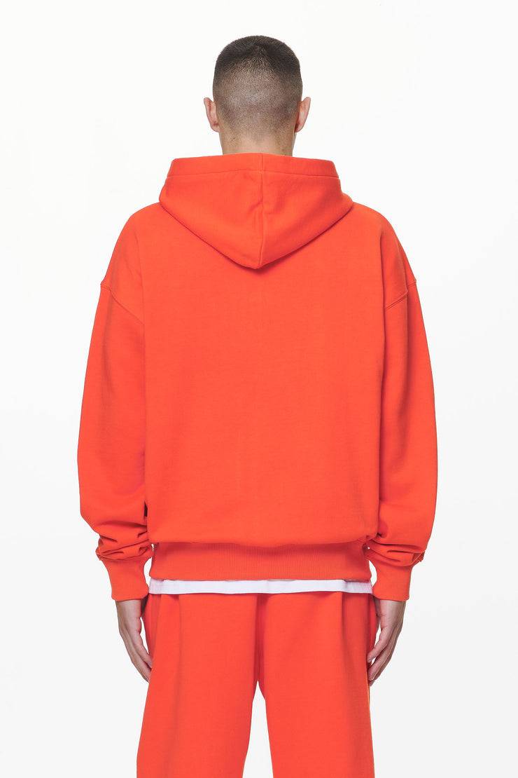 Pegador Logo Oversized Sweat Jacket Washed Signal Red Gum Begrenzte Freigabe
