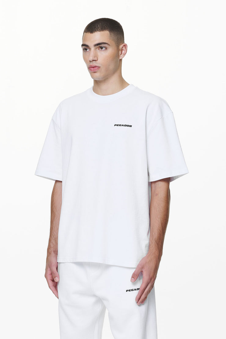 Pegador Logo Oversized Tee White Gum Letzte 2 Tage