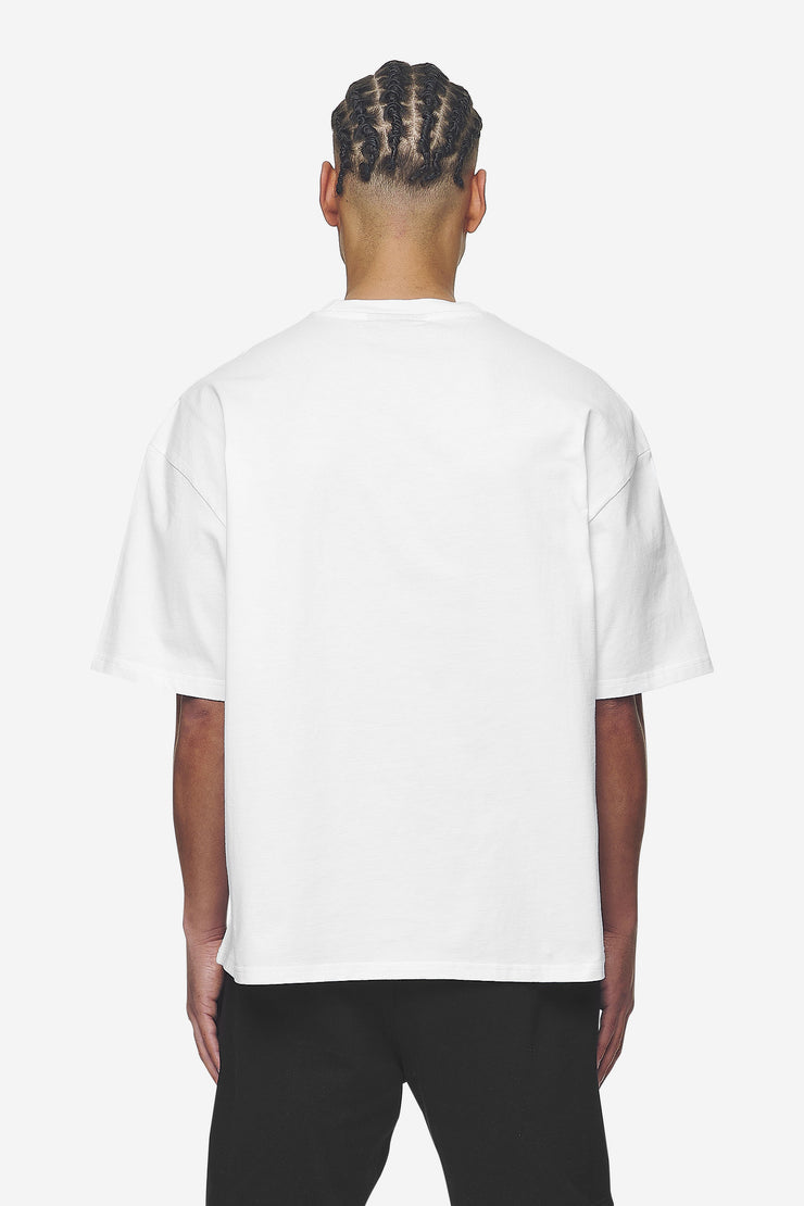 Pegador Logo Boxy Tee White Black Gum Letzter Tag