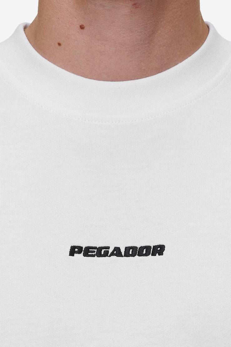 Pegador Logo Boxy Tee White Zeitbegrenzte Promotion