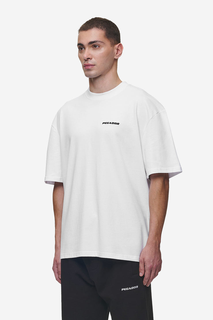 Pegador Logo Oversized Tee White Bis zu 50% Rabatt
