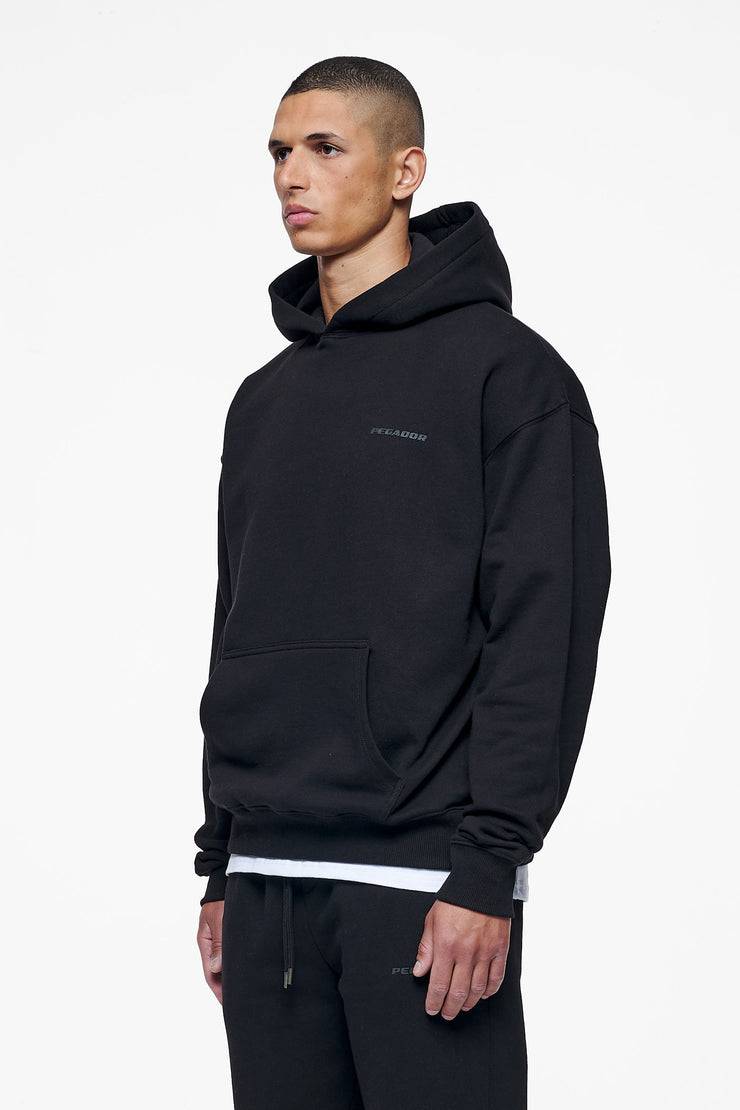 Pegador Logo Oversized Hoodie Black Gum Discount Store für neue Produkte