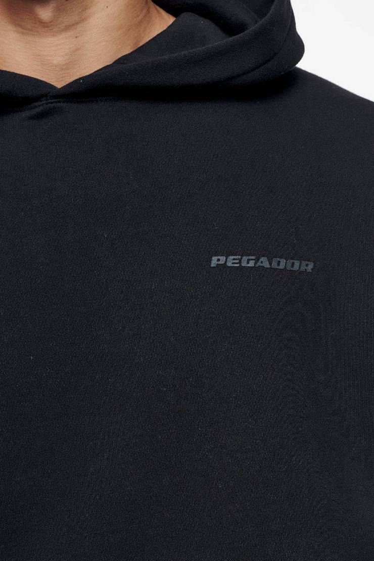 Pegador Logo Oversized Hoodie Black Gum Discount Store für neue Produkte