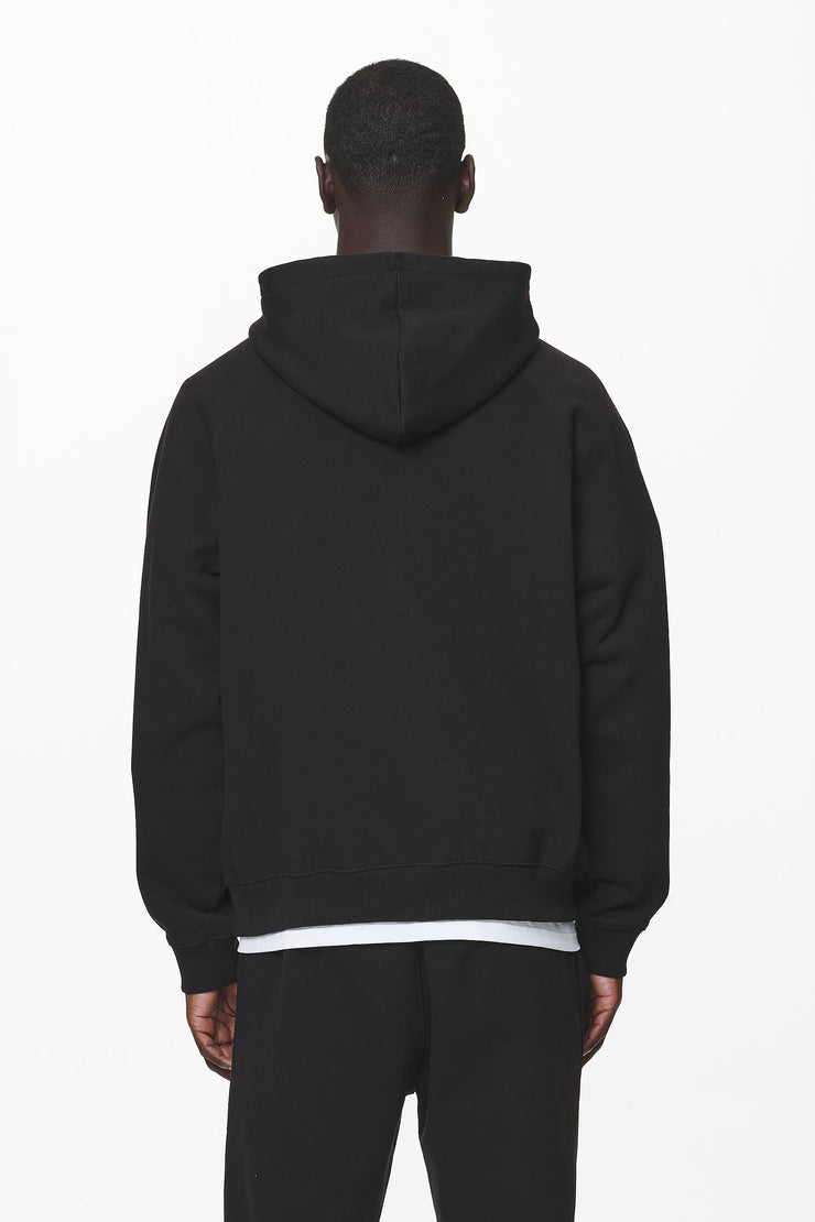 Pegador Logo Oversized Halfzip Hoodie Black Gum Nur noch ein Tag übrig