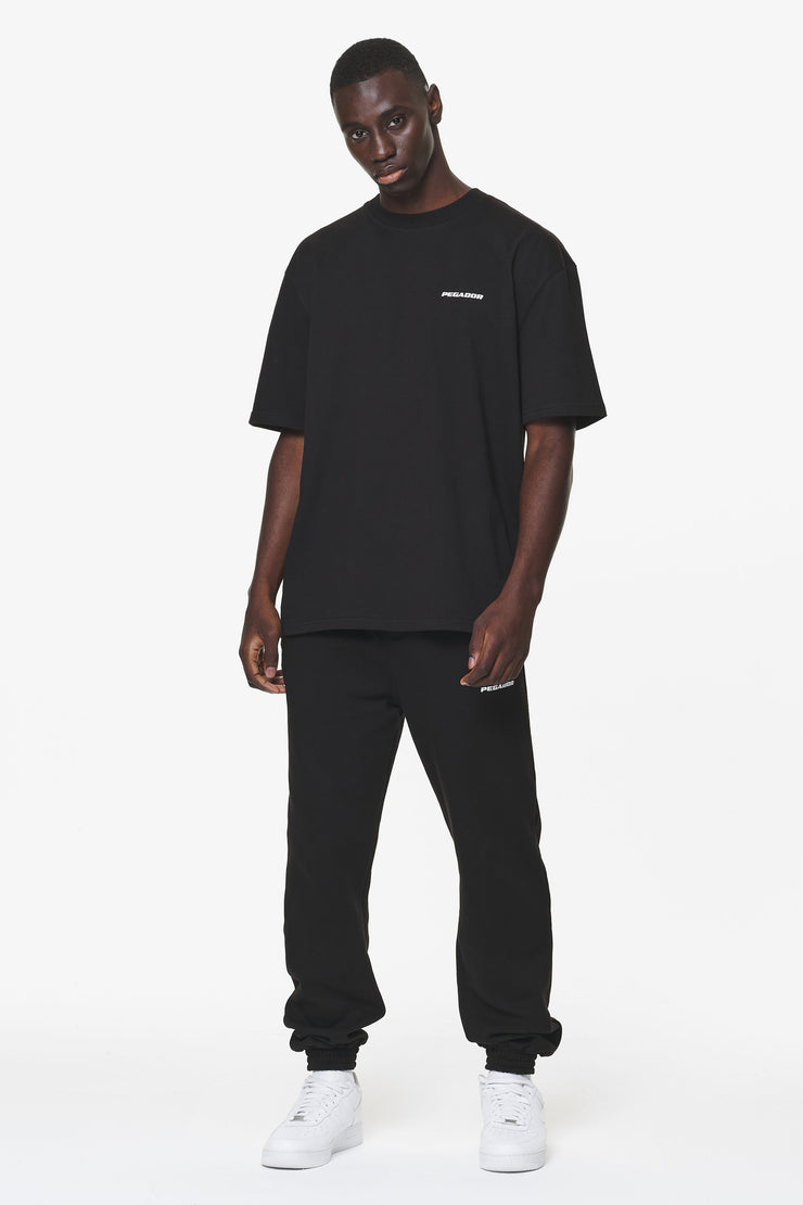 Pegador Logo Oversized Tee Black Gum Super Rabatt
