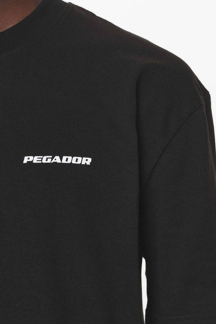 Pegador Logo Oversized Tee Black Gum Super Rabatt