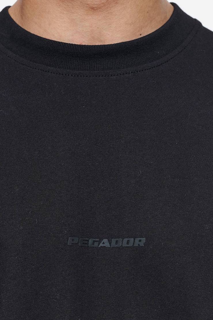 Pegador Logo Boxy Tee Black Gum Riesige Rabatte