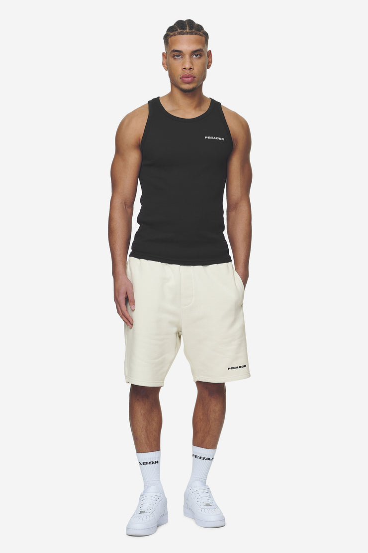 Pegador Logo Rib Undershirt Black 50% Rabatt mit kostenlosem Versand