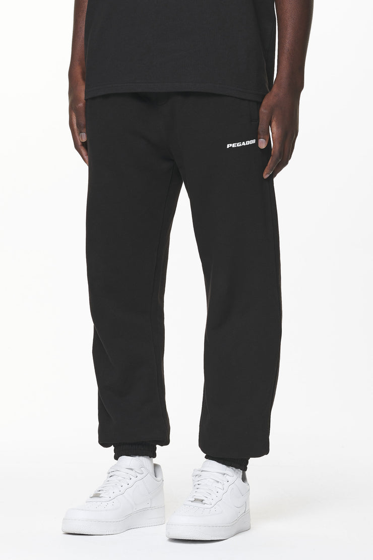 Pegador Logo Heavy Sweat Jogger Black Gum Clearance-Verkauf