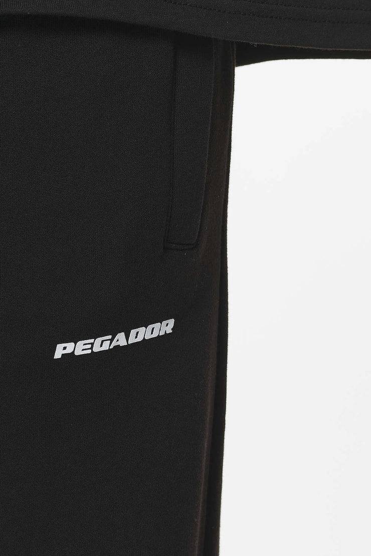 Pegador Logo Heavy Sweat Jogger Black Gum Clearance-Verkauf