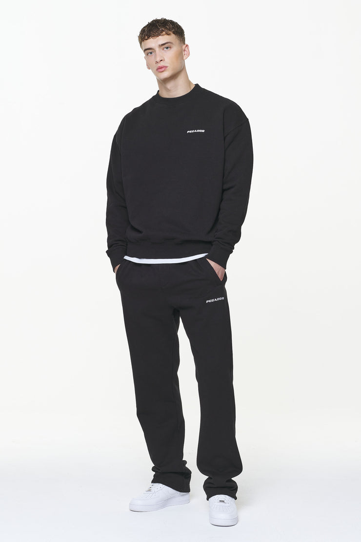 Pegador Logo Oversized Sweater Vintage Washed Onyx Black Speichern exportieren