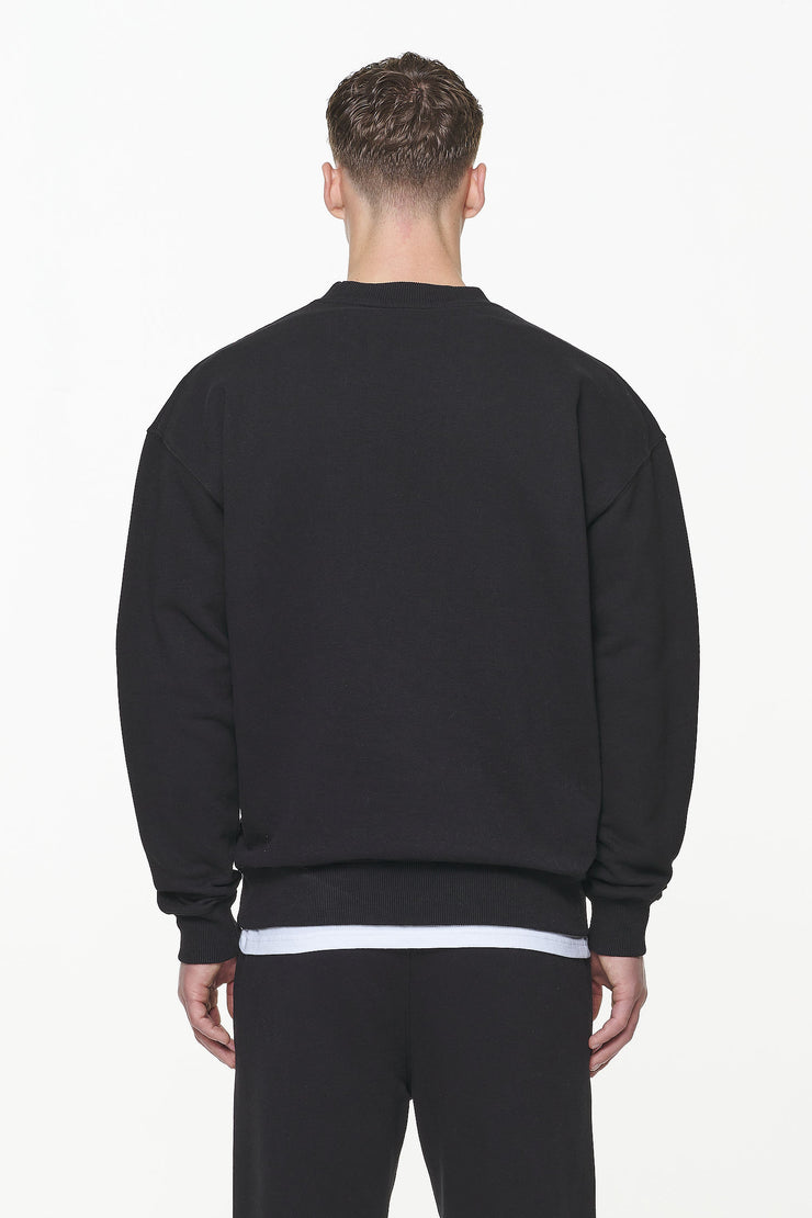 Pegador Logo Oversized Sweater Vintage Washed Onyx Black Speichern exportieren