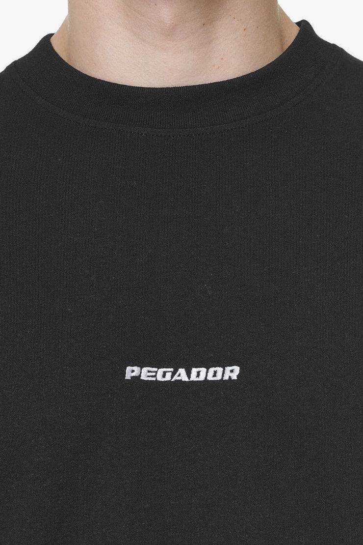 Pegador Logo Boxy Tee Vintage Washed Onyx Black Black Friday Preise