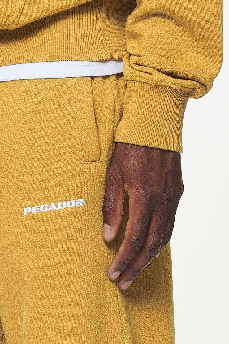 Pegador Logo Heavy Sweat Jogger Vintage Washed Mustard zollfrei
