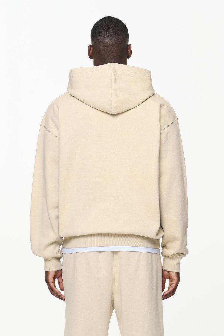 Pegador Logo Oversized Hoodie Vintage Washed Kingdom Beige 50% Rabatt für begrenzte Zeit