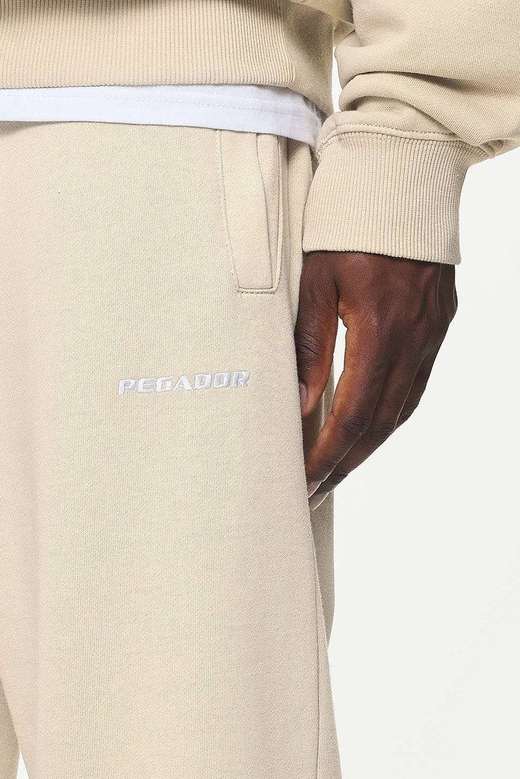 Pegador Logo Heavy Sweat Jogger Vintage Washed Kingdom Beige 2025