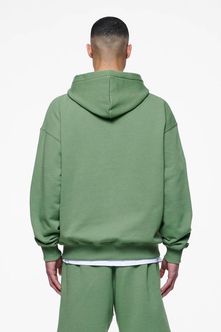 Pegador Logo Oversized Sweat Jacket Vintage Washed Cypress Green Gum Outlet