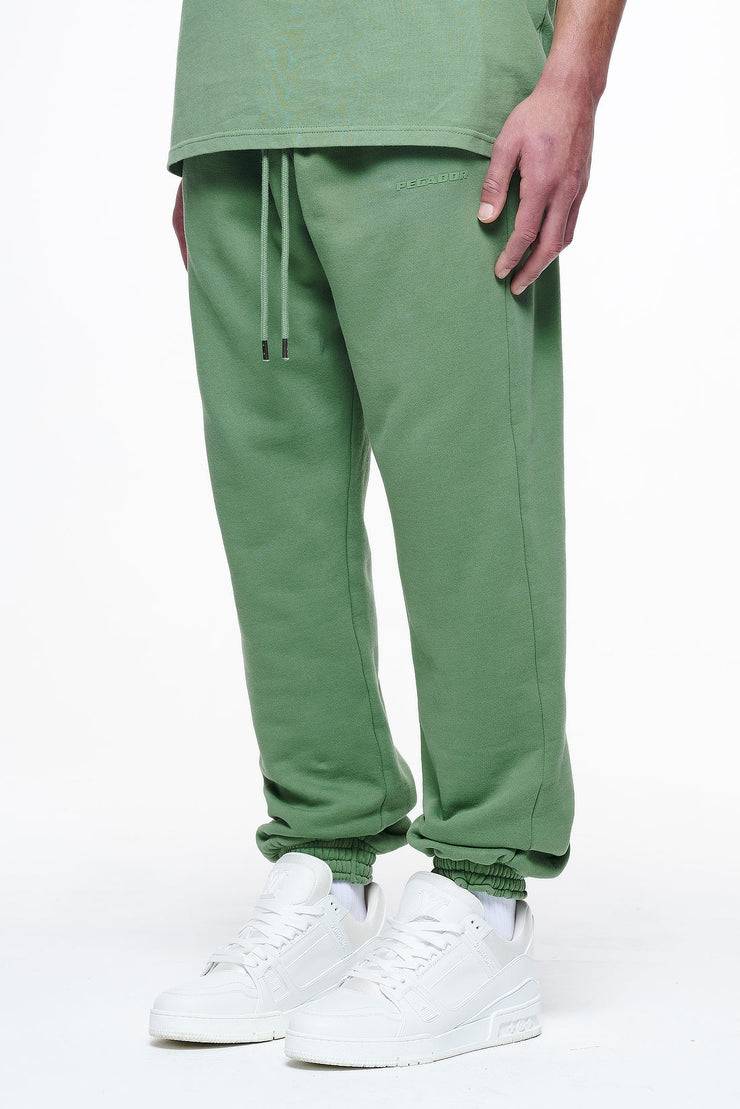 Pegador Logo Heavy Sweat Jogger Vintage Washed Cypress Green Gum Verkauf