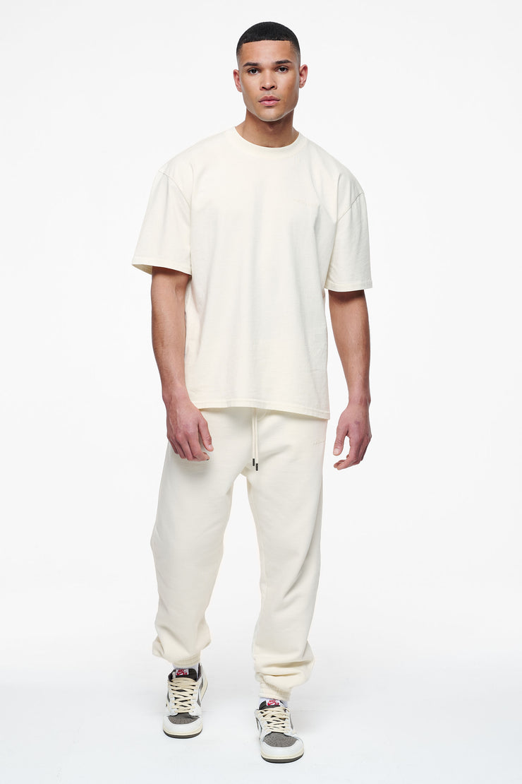 Pegador Logo Heavy Sweat Jogger Vintage Washed Unbleached Gum im Angebot
