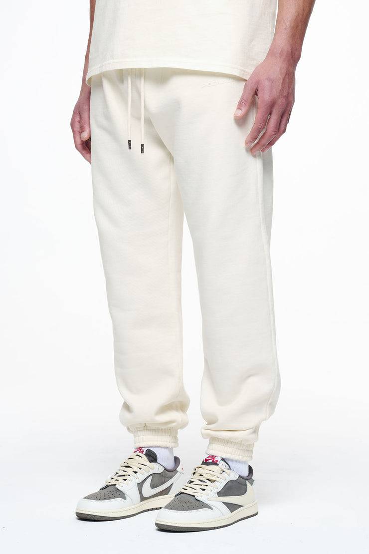 Pegador Logo Heavy Sweat Jogger Vintage Washed Unbleached Gum im Angebot