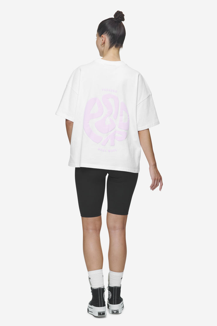 Pegador Gabi Heavy Oversized Tee White Günstiger Verkauf