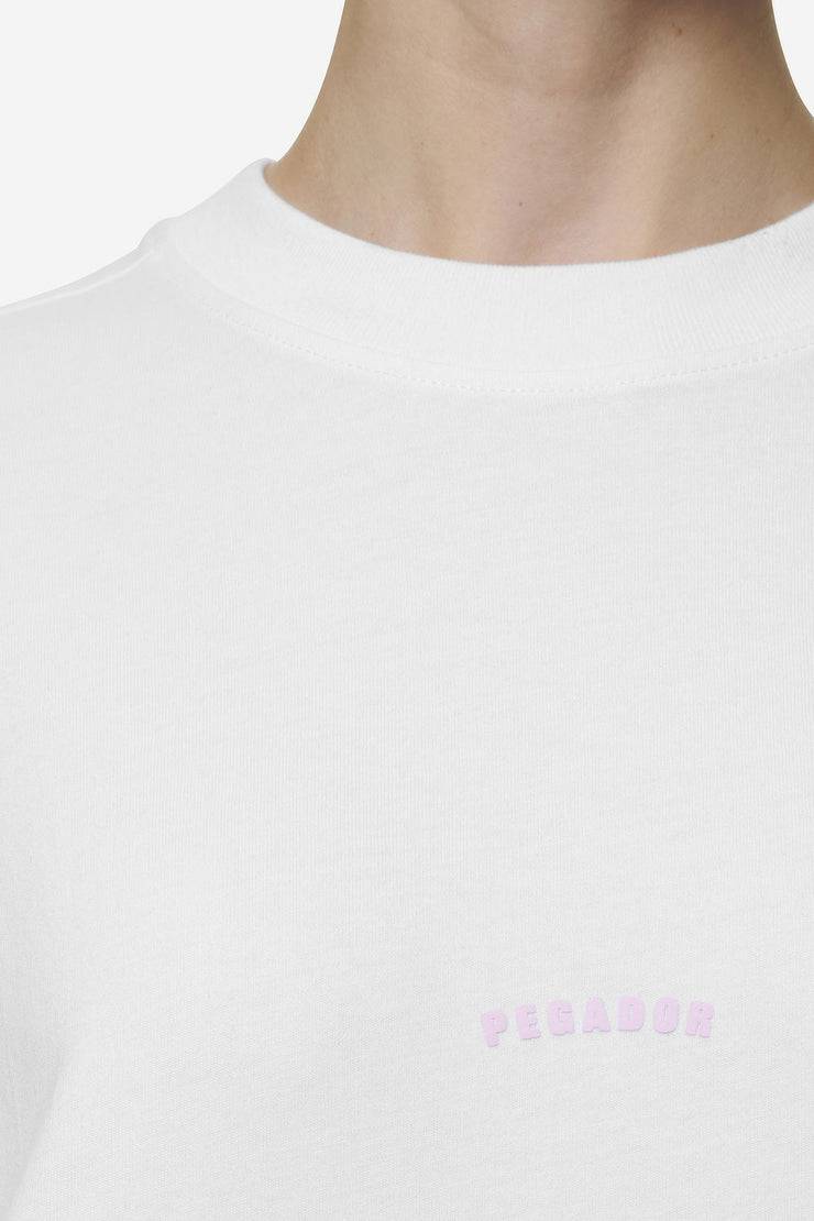 Pegador Gabi Heavy Oversized Tee White Günstiger Verkauf