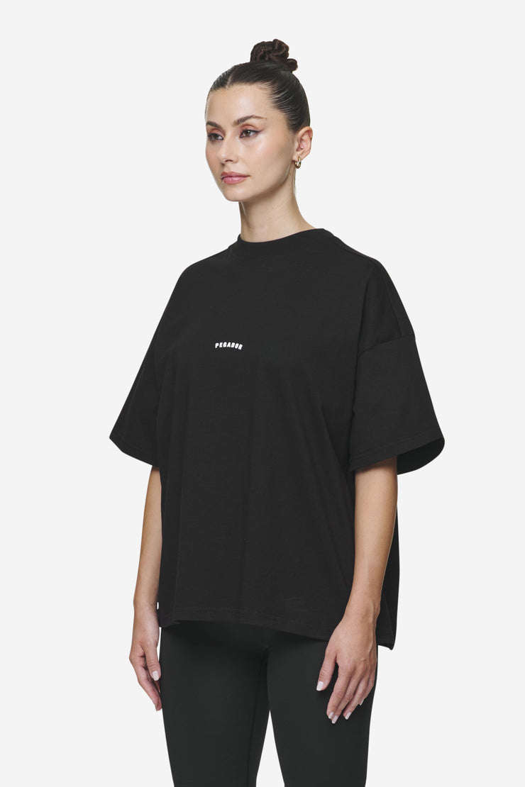 Pegador Gabi Heavy Oversized Tee Black Fabrikverkauf