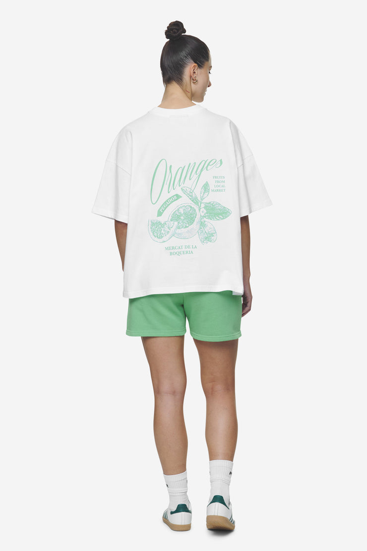 Pegador Tia Heavy Oversized Tee White Meist gekauft