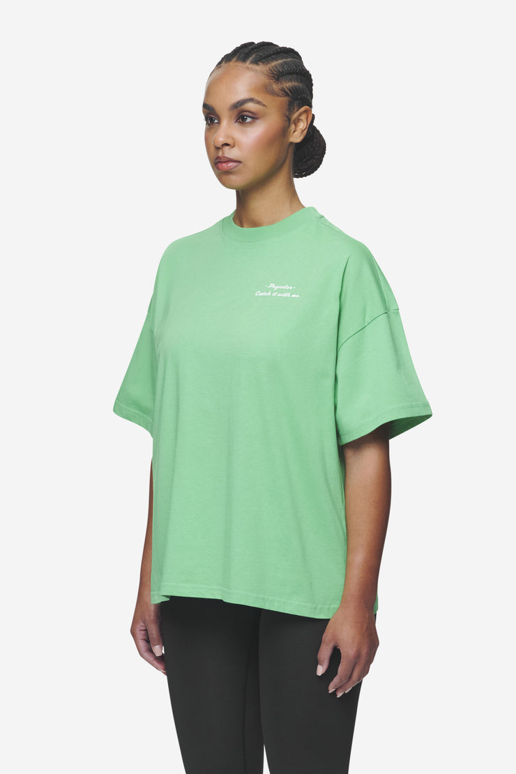 Pegador Yebra Heavy Oversized Tee Washed Peppermint Green Fabrikpreis